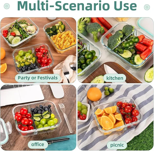 Set_Of_6_Premium_Borosilicate_Glass_Lunch_Box_-1000Ml,_2-Compartment_Airtight,_Leakproof_Food_Storage