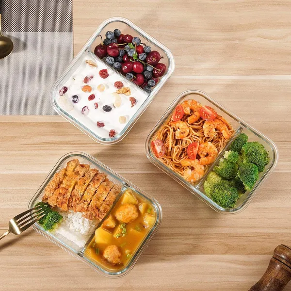 Set_Of_6_Premium_Borosilicate_Glass_Lunch_Box_-1000Ml,_2-Compartment_Airtight,_Leakproof_Food_Storage