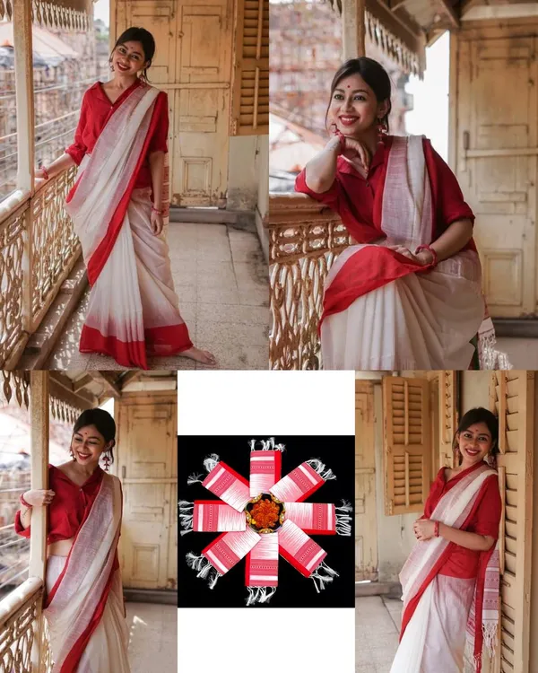 White_Red_Saree_-_Premium_Quality_Fabric_Soft_Lilan_Slab_Saree_New_Collection_|_Latest_Design_Party_Wear_Saree_with_Rich_Pallu_&_Running_Blouse_Piece