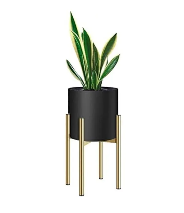 Black_Metal_Flower_Stands_Planter_For_Living_Room_&_Bedroom