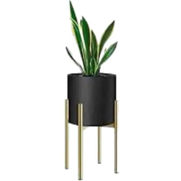 Black_Metal_Flower_Stands_Planter_For_Living_Room_&_Bedroom