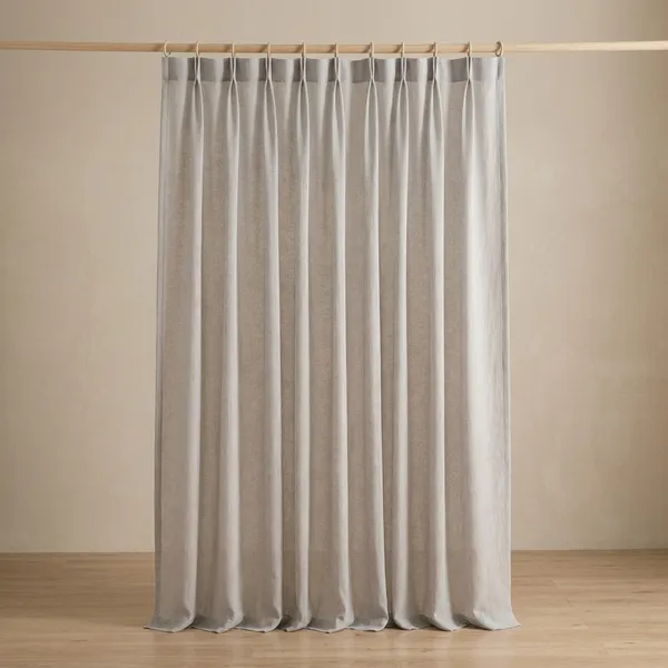 Pack_Of_1_-__Sheer_Curtain_Pinch_Pleated__For_Home_Decor