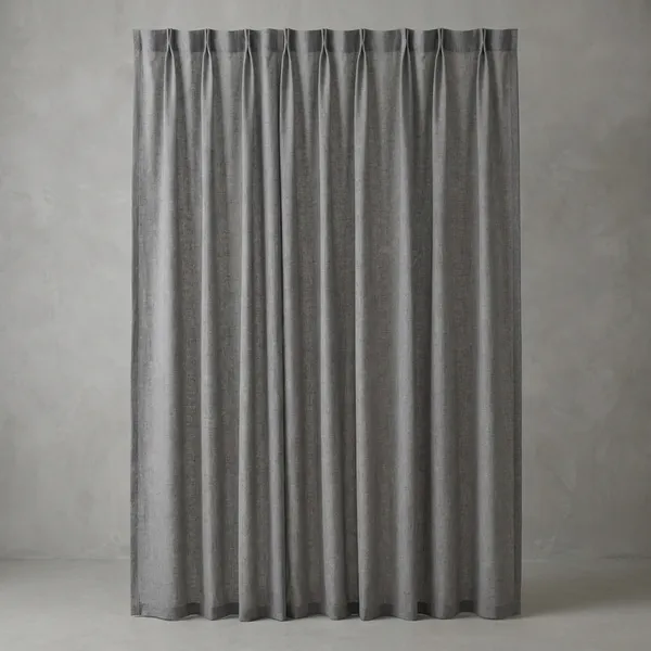 Pack_Of_1_-__Sheer_Curtain_Pinch_Pleated__For_Home_Decor