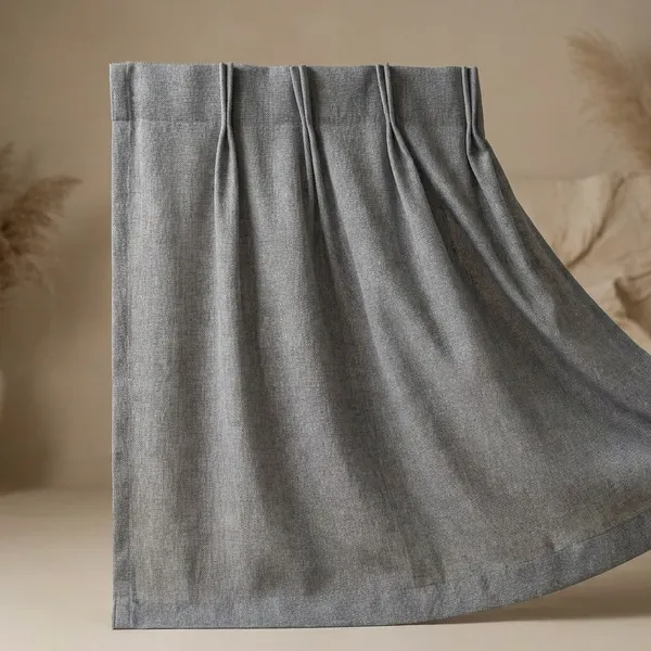 Pack_Of_1_-__Sheer_Curtain_Pinch_Pleated__For_Home_Decor