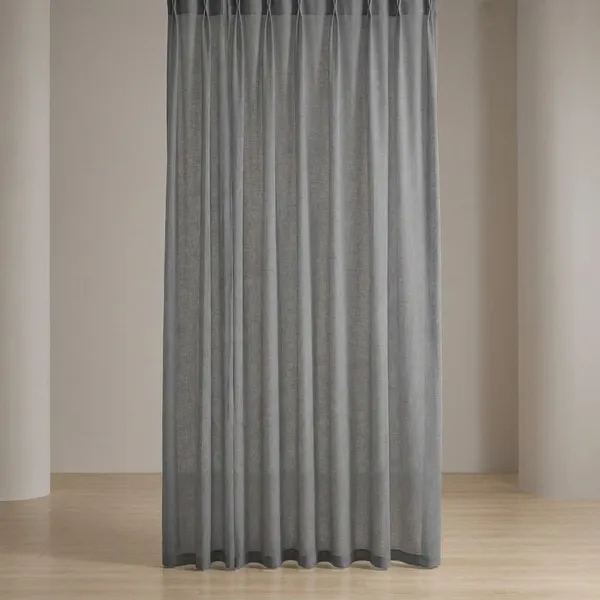 Pack_Of_1_-__Sheer_Curtain_Pinch_Pleated__For_Home_Decor