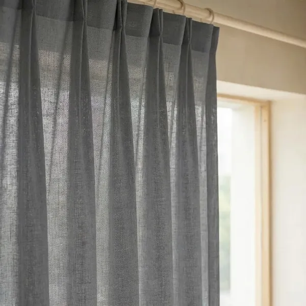 Pack_Of_1_-__Sheer_Curtain_Pinch_Pleated__For_Home_Decor
