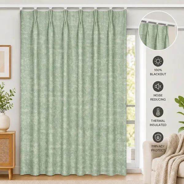 Texture_Printed_pleated_curtains