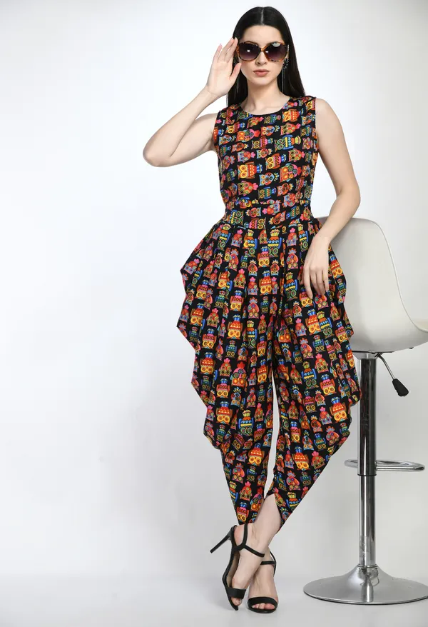 Multicolor_Casual_Crepe_Self-Design_Sleeveless_Jumpsuit_For_Women