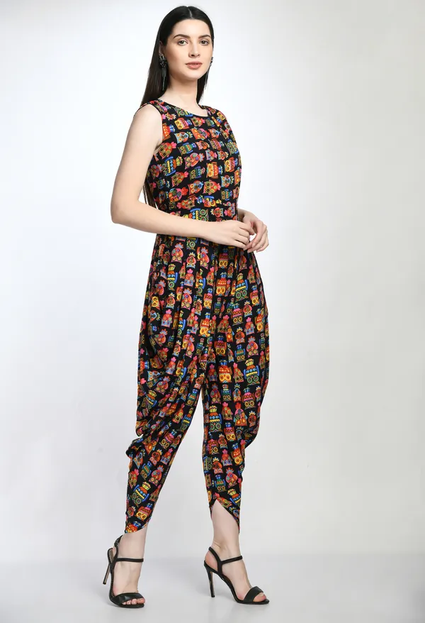 Multicolor_Casual_Crepe_Self-Design_Sleeveless_Jumpsuit_For_Women