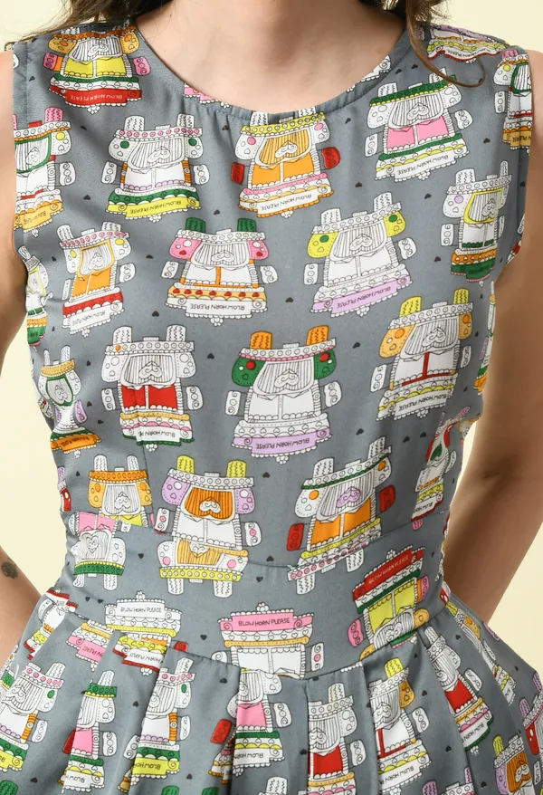 Grey_Polyester_Printed_Draped_Jumpsuit_For_Women_&_Girls