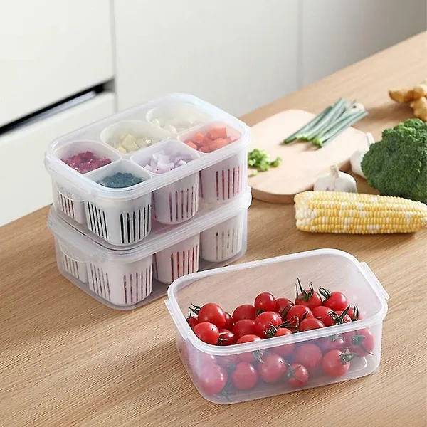Fridge_Storage_Boxes_Freezer_Storage_Containers,_Container_for_Kitchen_Storage_Set,_Storage_in_Kitchen,_Vegetable_Storage,_Draining_Crisper_Refrigerator_Food_Box_