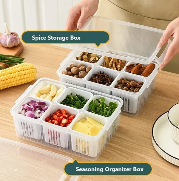 Fridge_Storage_Boxes_Freezer_Storage_Containers,_Container_for_Kitchen_Storage_Set,_Storage_in_Kitchen,_Vegetable_Storage,_Draining_Crisper_Refrigerator_Food_Box_