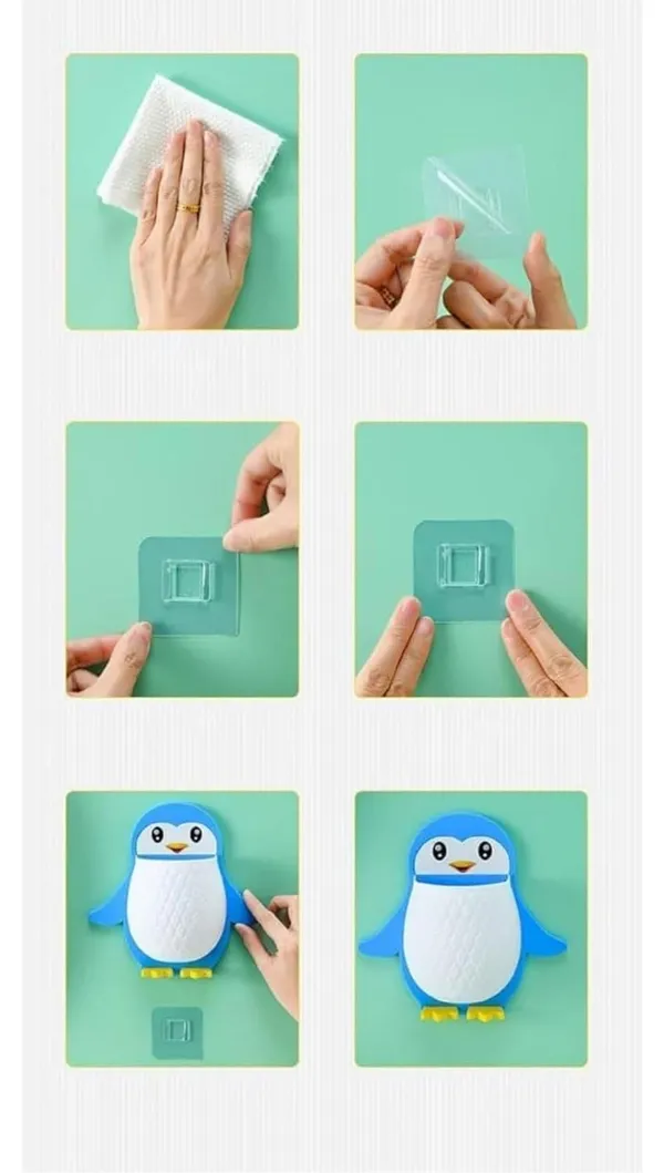 Storage_Holder_Bedside_Wall_Toothbrush_Holder_Bedroom_Phone_Brackets_Self_Adhesive_Wall_Decor_|_Phone_Holder_Organizer_Pen_Holder_Kitchen_Chopstick_(Plastic)_(Pack_of_2)