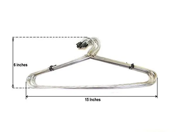 Heavy_Duty_Metal_Clothes_Hanger_with_Polished_Metal,_16.5_Inch_Silver_Metal_Wire_Hanger_Pack_of_12