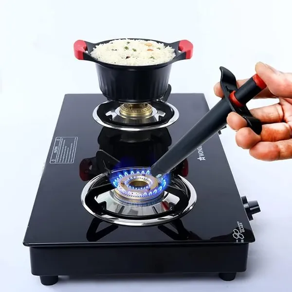 Easy_Grip_Metal_Regular_Gas_Lighters_for_Gas_Stoves,_Restaurants_&_Kitchen_Use_Gas_Stove_Lighter_(Color_-_Black)_Pack_of_2