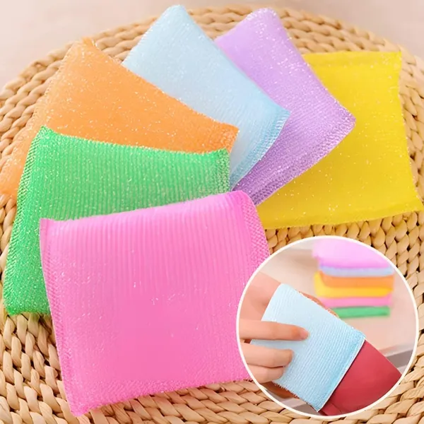 Non-Scratch_Multi_Colour_Kitchen_Utensil_Scrubber_Pad,_Multi-Use_&_Foam_Pad_Sponge_Scourer_for_Dish_12_pc