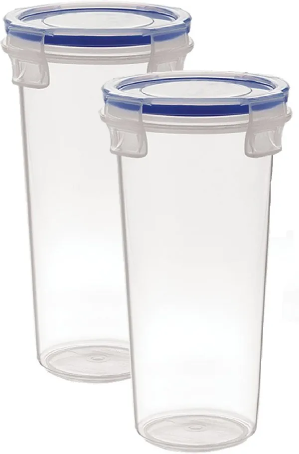 Plastic_klick_Big_Glass_Transparent_Tumbler/airtight_Container_Leakproof_Storage_with_Lid_500ml_(2_pc)