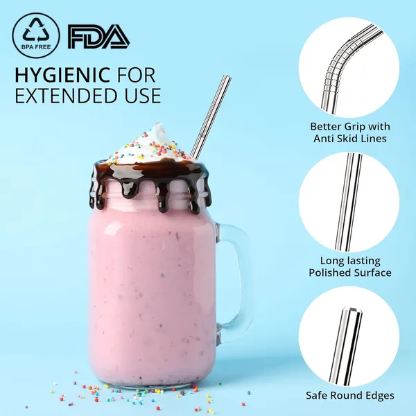 Reusable_Stainless_Steel_Straw_with_Cleaning_Brush-_Long_Metal_Straws_for_Drinking,_Reusable_Set_of_5_(2-_Bend_Pipe,_2-_Long_Straw,_1-Cleaning_Brush),_Silver
