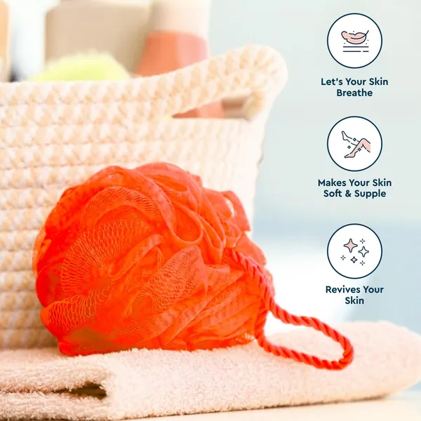 Sponge_Loofah_Indulge_In_Ultimate_Shower_Bliss!_Soft,_Fluffy,_&_Enriched_With_Multiple_Layers_Of_Fibrous_Matrix_(Set_Of_4)