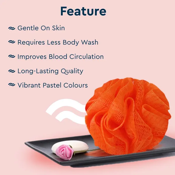 Sponge_Loofah_Indulge_In_Ultimate_Shower_Bliss!_Soft,_Fluffy,_&_Enriched_With_Multiple_Layers_Of_Fibrous_Matrix_(Set_Of_4)