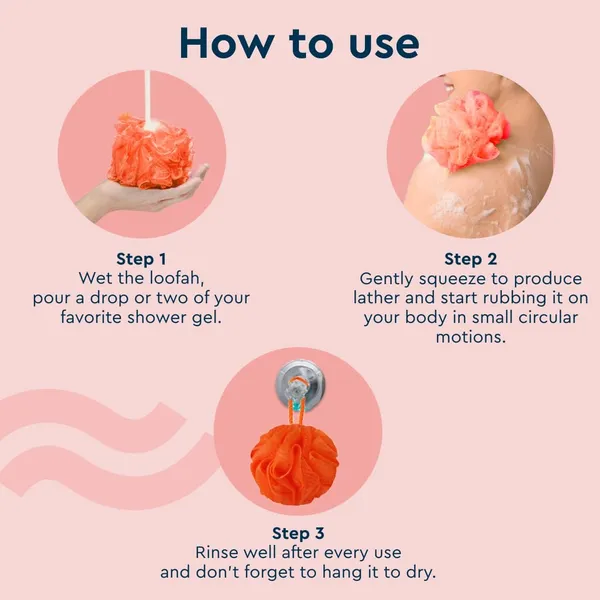 Sponge_Loofah_Indulge_In_Ultimate_Shower_Bliss!_Soft,_Fluffy,_&_Enriched_With_Multiple_Layers_Of_Fibrous_Matrix_(Set_Of_4)