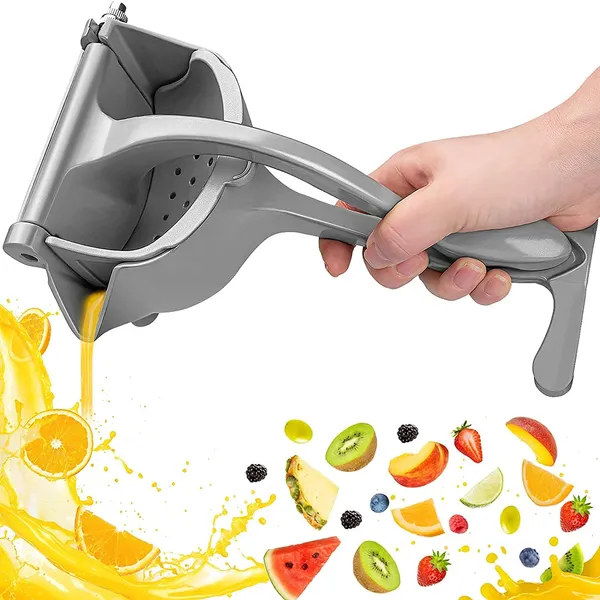 Grey_Aluminium_Heavy_Duty_Handheld_Press_Fruit_Manual_Juicer