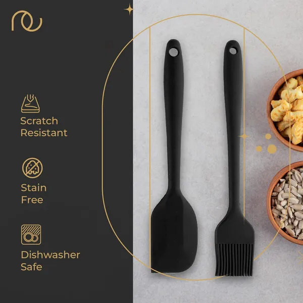 Pack_of_2_Black_Oil_Brush_For_Cooking_&_Non-Stick_Silicone_Spatula