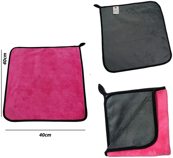 Multicolor_Microfiber_Car_Towel_Wet_And_Dry_Microfiber_Cleaning_Cloth_(40X40)_Pack-2