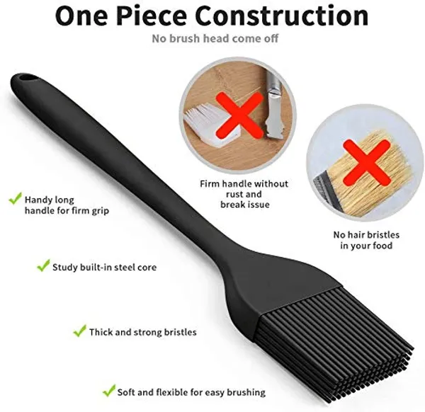 Multicolor_Silicone_Basting_Brush_Set_Stainless_Steel_For_Bbq/Grilling/Pastry_Kitchen_Oil_Pack_Of_2