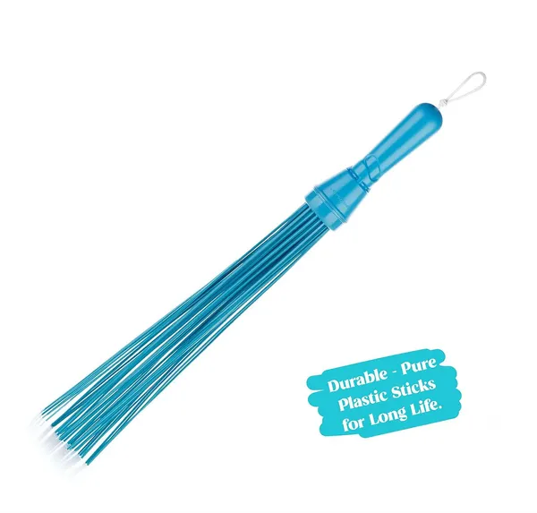 Multicolor_Kharata/Plastic_Stick_Broom/Jhadu_For_Home_And_Bathroom_Cleaning_Assorted_Hard_Floor_Pack_Of_2