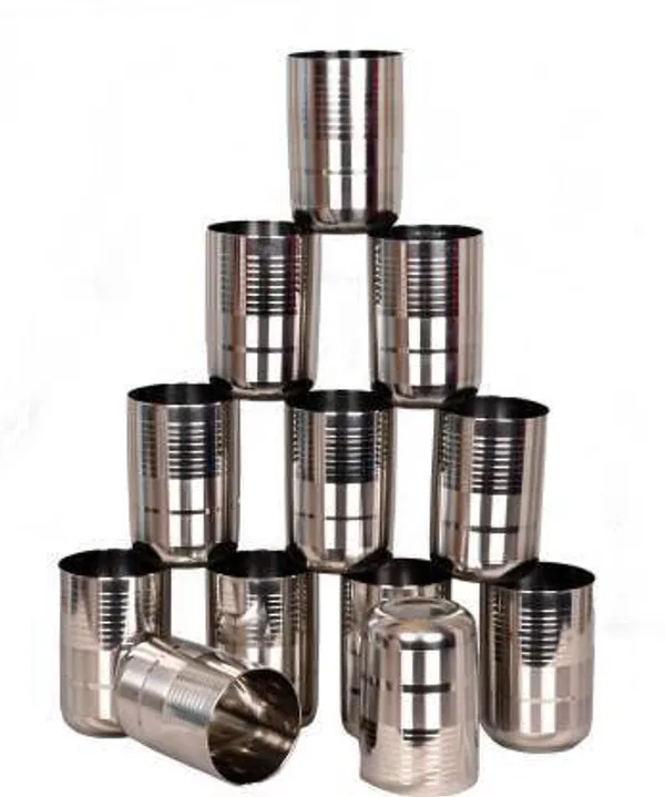 Pack_of_12_Stainless_Steel_G5-12_Glass_Pack_Water/Juice_Glass__(350_ml,_Steel,_Steel