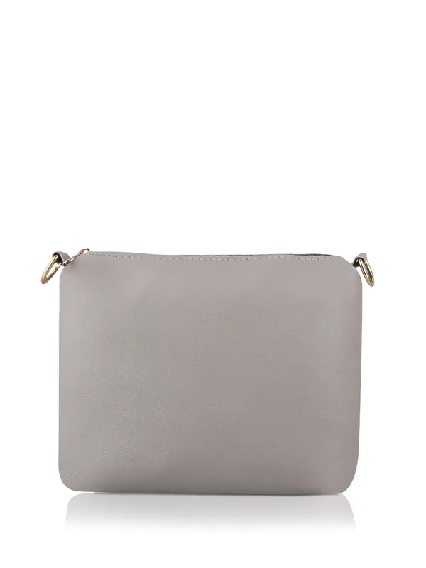 Grey_PU_Leather_Closure_Zip_Shoulder_Bag_Set_Of_3_(_29_*_23_*_9_Cm)