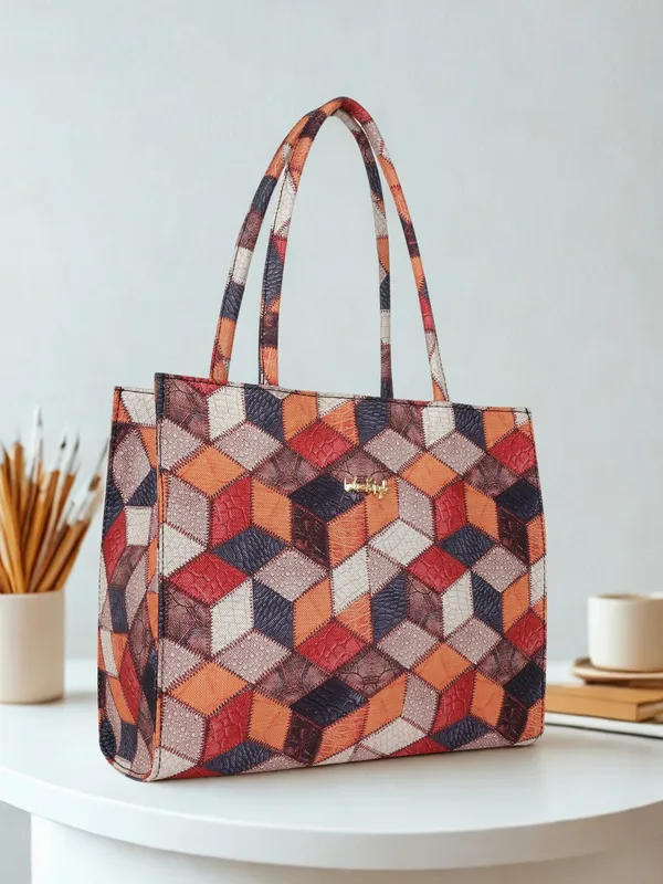 LIKE_STYLE_Women's_Tote_Bag_|_Ethnic_Print_Canvas_Handbag_with_Zipper_Closure_&_Spacious_Compartments