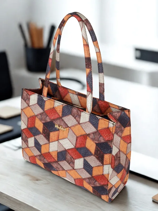 LIKE_STYLE_Women's_Tote_Bag_|_Ethnic_Print_Canvas_Handbag_with_Zipper_Closure_&_Spacious_Compartments