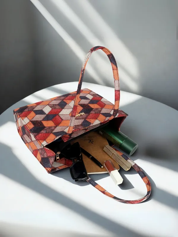 LIKE_STYLE_Women's_Tote_Bag_|_Ethnic_Print_Canvas_Handbag_with_Zipper_Closure_&_Spacious_Compartments