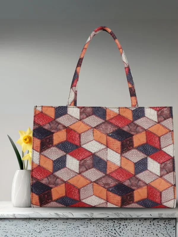LIKE_STYLE_Women's_Tote_Bag_|_Ethnic_Print_Canvas_Handbag_with_Zipper_Closure_&_Spacious_Compartments