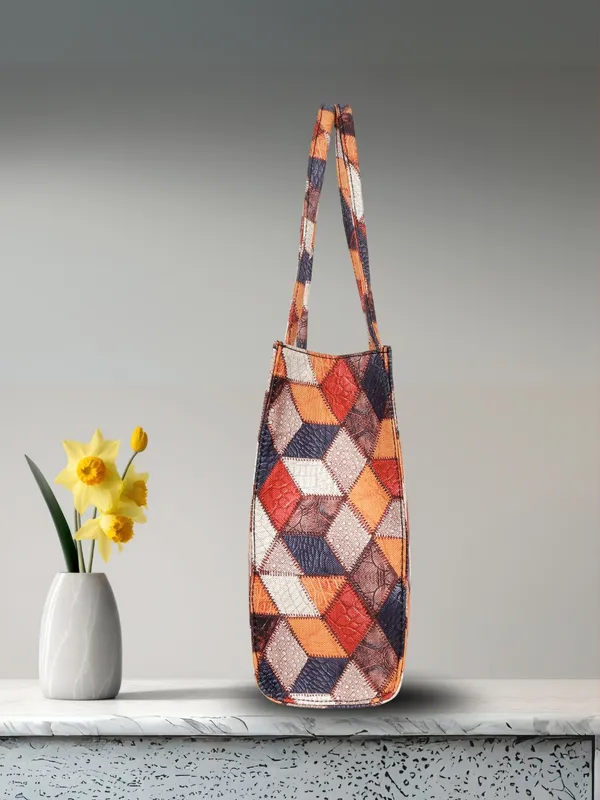 LIKE_STYLE_Women's_Tote_Bag_|_Ethnic_Print_Canvas_Handbag_with_Zipper_Closure_&_Spacious_Compartments