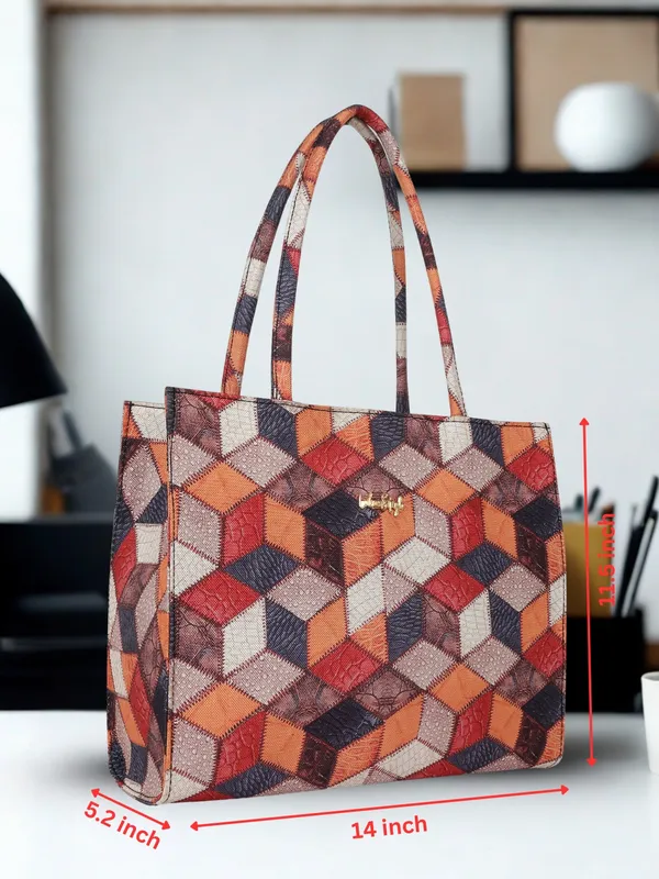 LIKE_STYLE_Women's_Tote_Bag_|_Ethnic_Print_Canvas_Handbag_with_Zipper_Closure_&_Spacious_Compartments