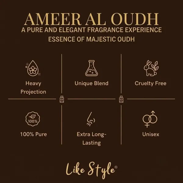 LIKE_STYLE_Ameer_Al_Oudh_Attar_for_Men_&_Women_|_Premium_Oud,_Saffron_&_Nutmeg_Fragrance_|_Woody,_Leather_&_Vanilla_Notes_|_Long-Lasting_Non-Alcoholic_Roll-On_Attar_5.5ml