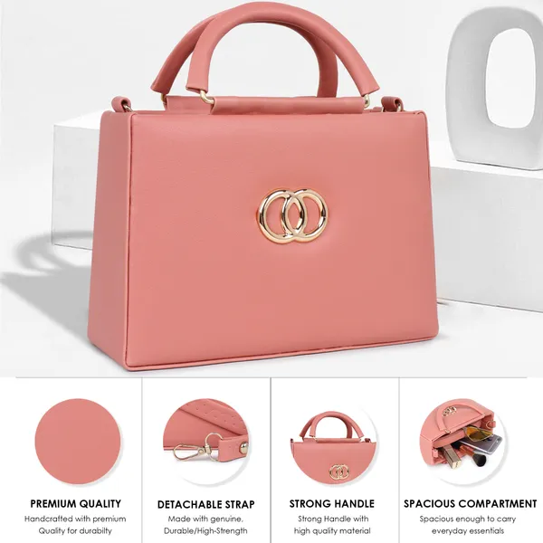 LIKE_STYLE_Classy_PU_Sling_Bag_for_Women_|_Structured_Design,_Zipper_Closure_&_Stylish_Metal_Handle