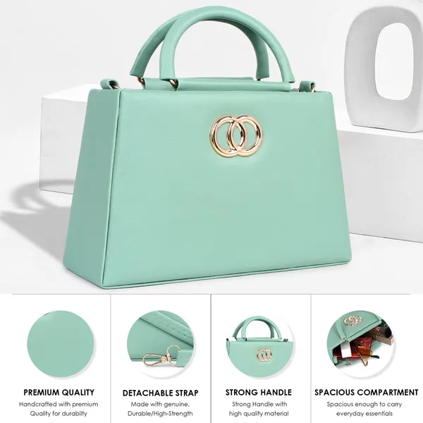 LIKE_STYLE_Classy_PU_Sling_Bag_for_Women_|_Structured_Design,_Zipper_Closure_&_Stylish_Metal_Handle