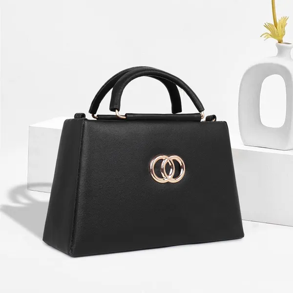 LIKE_STYLE_Classy_PU_Sling_Bag_for_Women_|_Structured_Design,_Zipper_Closure_&_Stylish_Metal_Handle