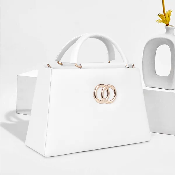 LIKE_STYLE_Classy_PU_Sling_Bag_for_Women_|_Structured_Design,_Zipper_Closure_&_Stylish_Metal_Handle