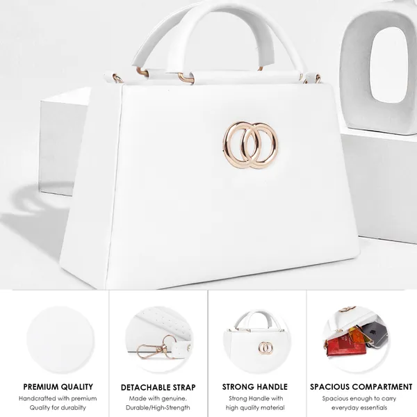 LIKE_STYLE_Classy_PU_Sling_Bag_for_Women_|_Structured_Design,_Zipper_Closure_&_Stylish_Metal_Handle