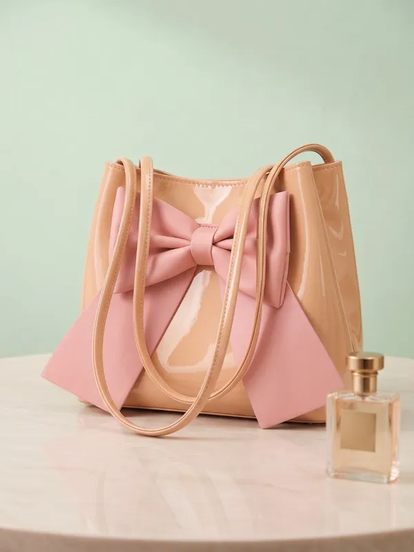 LIKE_STYLE_Designer_Patent_Leather_Tote_Bag_with_Oversized_Bow