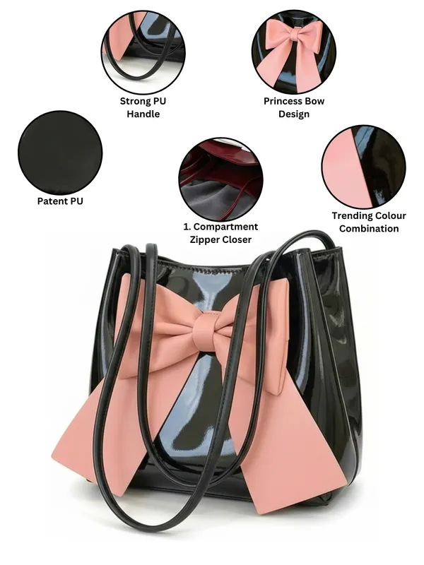 LIKE_STYLE_Designer_Patent_Leather_Tote_Bag_with_Oversized_Bow