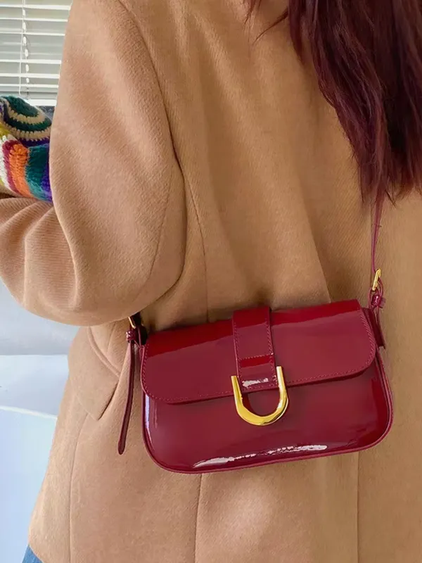 LIKE_STYLE_Glossy_Patent_Sling_Bag_for_Women
