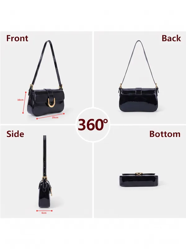 LIKE_STYLE_Glossy_Patent_Sling_Bag_for_Women