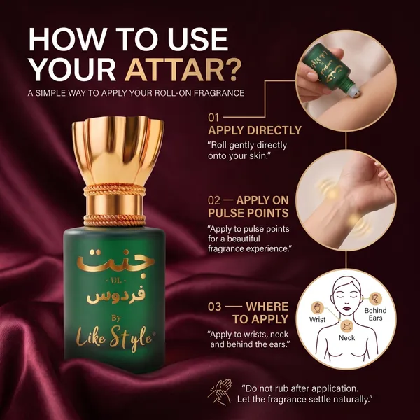 LIKE_STYLE_Jannat-ul-Firdaus_Attar_for_Men_&_Women_|_Premium_Floral_&_Woody_Fragrance_|_Non-Alcoholic_Roll-On_Attar_5.5ml