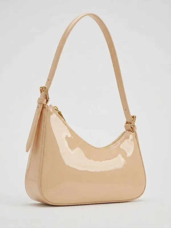 LIKE_STYLE_Premium_Glossy_Patent_PU_Sling_Bag_for_Women
